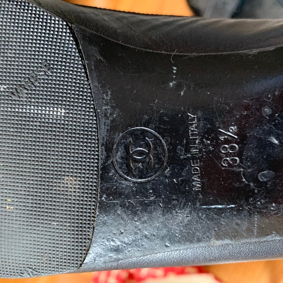 Patent & Leather Chanel flats - Picture 3 of 3